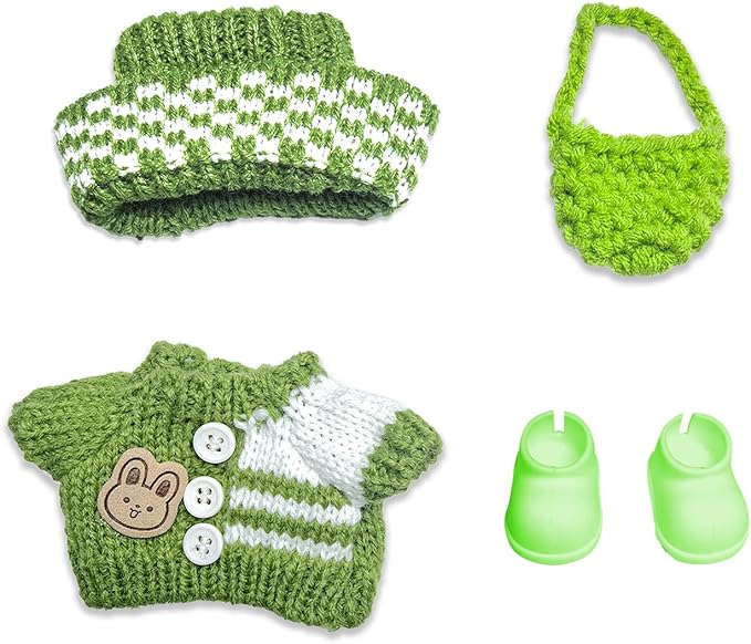 17cm Doll Clothes Set Fashion Doll Clohtes with Accessories of Doll Clothing Suitable for Various Outfits of Dolls (Style U)