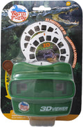 WARM FUZZY Toys 3D Viewfinder (Alligator) - Viewfinder for Kids & Adults, Classic Toys, Slide Viewer, 3D Reel Viewer, Retro, Vintage Toys with 3 Reels - Contains 21 High Definition 3D Images