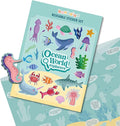 Ocean World Sticker Set – 23 Reusable Puffy Stickers for Kids – Eco-Friendly Sea Animal Play Set – Waterproof, Non-Toxic & Mess-Free – Fun Sensory Toy for Toddlers & Preschool Learning