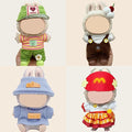 4 Pack—17cm Doll Clothes,Premium Doll Outfit with Accessories,Doll Princess Skirt,Cute Clothes Outfit for 17cm Dolls,End Dolls Fashion Clothing Set(No Dolls and Shoes) (Set J)