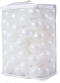 Realhaha Ball Pit Balls 50 100 200 500 Play Balls Plastic Balls for Baby Girls Toddlers Kids Play Tent Pool Playhouse Playpen Party Decoration