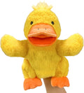 Hand Puppet s Duck Pupp ets,9"Realistic Stuffed Animal Puppe ts for Toddlers Duck Stuffed Puppets for Kids with Movable Mouth,Duck Animal Hand Puppets for Adults Han d Puppets for Toddlers 3