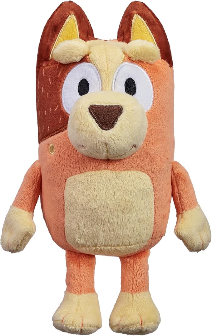 Bluey Heeler Family Stuffed Animal Set of 4, 7-8”, Soft, Bingo, Bandit, and Chilli Plush Figure Toys, Cuddly Plush Toys for Kids Ages 3+