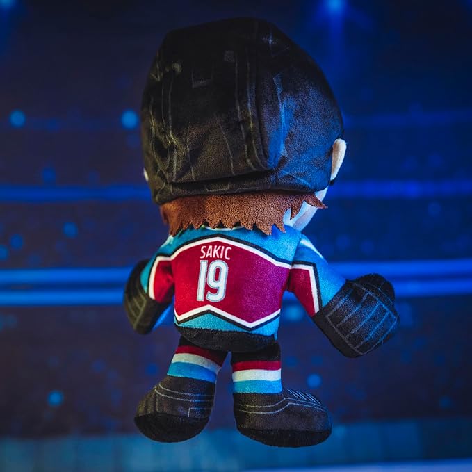 Bleacher Creatures Colorado Avalanche Joe Sakic 8" NHL Kuricha Sitting Plush - Soft Chibi Inspired NHL Superstar