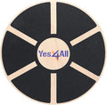 Yes4All Versatile Wooden Wobble Balance Board, Balance Trainer for Mobility Training, Standing Desk, Core Training, Exercise Balance Stability Trainer