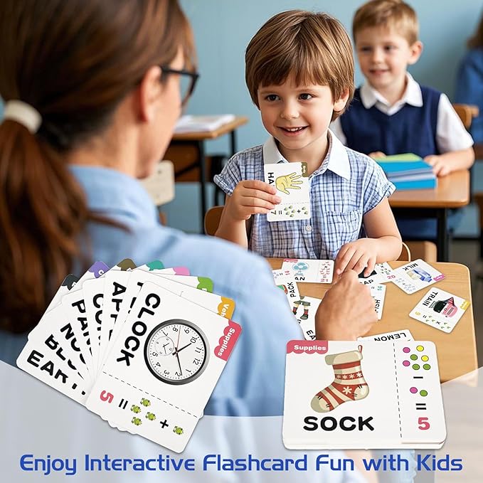 Matching Letter Game, Alphabet Spelling Games for Kids Ages 3-5, 2 in 1 Math Number Words Puzzle Montessori Tool Early Learning Educational Gift Toys for 3 4 5 6 7 Year Old Kids