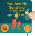Cali's Books You Are My Sunshine Music Book Toddlers 1-3 Years Old - Nursery Rhymes Musical Book, Headphone Jack, Interactive Baby Sound Book, Singing Toy Children Girls Learning Song Toy Toddler Boys