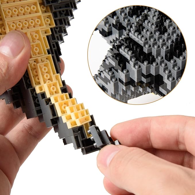 Jurassic Dinosaur Micro Building Blocks, 1530pcs Velociraptor Tyrannosaurus Rex DIY Mini Diamond Blocks Bricks Toy Dinosaur for Boys Age 8-12 9 10 11 12 13 14 15 16 Teens Adults