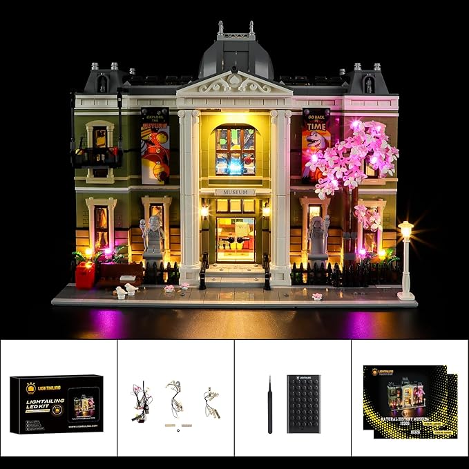 LIGHTAILING Light for Lego- 10326 Natural-History Museum - Led Lighting Kit Compatible with Lego Building Blocks Model - NOT Included The Model Set