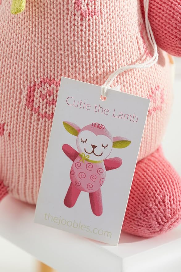Fair Trade Organic Stuffed Animal - Cutie The Lamb