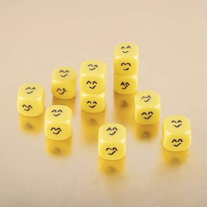 22MM Rounded Blank Six Sided Dice Lianshi Teaching Created Sesources Game Teaching Plastic Cubes Four Colors Choosable