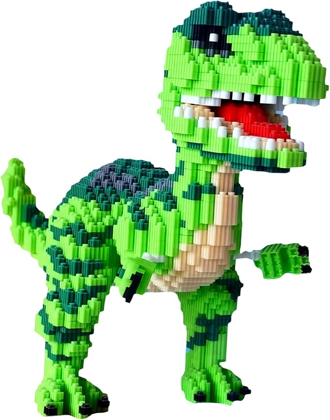 Dinosaur Tyrannosaurus Rex Building Sets Velociraptor Micro Mini Blocks Toy Birthday for Age 6+ Boys Adults Teens 2745 Pieces