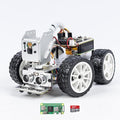 SunFounder PiCar-X AI Video Robot Car Kit with Raspberry Pi Zero 2 W+32G TF Card, ChatGPT-4o Enabled with Video Recognition, Python, Scratch, Camera, Mic, Rechargeable Batterry