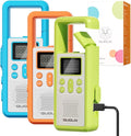QUOLIX Walkie Talkies for Kids 3 Pack Rechargeable with SOS/NOAA/VOX Hands-Free, Durable Kids Walkie Talkies for 3-12 Year Old Boys Girls, Outdoor Backyard Camping Trio Family Fun Birthday Gifts