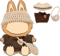 2025 New Clothes for Doll, Handcrafted Crochet 3-Piece Outfits Set for 5.91-6.7 in (15-17cm) Dolls, Cute Accessories for Doll, Stylish Outfit for Boys Girls Birthday Collectors