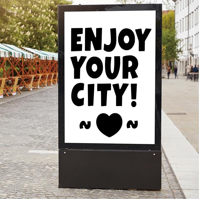 Bemeol Letter Stickers 378 Pcs Bulletin Board Letters for Classroom 4 Inch Alphabet Cutout Letters for Poster Board Display Home Classroom School Decor(Black)