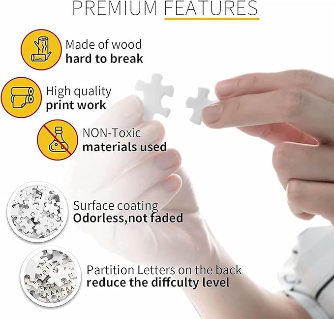 Pumpkin Town - Wooden Puzzle Adult 300 Pieces - Ideal Birthday Party Gift Puzzles