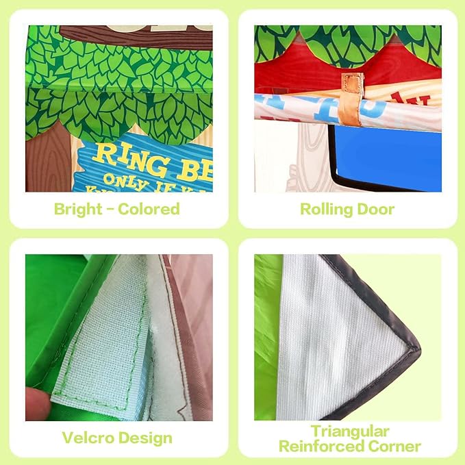 SweHouse Kids Play Tents Indoor: Cute Playhouse Tent for Kids with Projector - Toddler Play Tents Boys Fort Play Area Decorations for Birthday