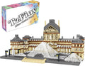 Louvre Museum Paris Micro Brick Building Set (3377 Pieces) – Landmark Model Educational Toy Gift for Kids and Adults