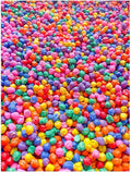 Colored Chickpeas for Sensory Play and Sensory Bins - Many Different Seasonal Colors (4 Cups, Rainbow)