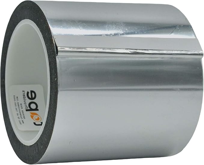WOD MPFT2 Silver Metalized Polyester Mylar Film Tape with Acrylic Adhesive, 3 inch x 72 ft. Vibrant Mirror Silver Tape, Decor Tape for Detailing Accent Wall, Graphic Arts, Car and Boat Trim