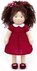 BlissfulPixie Waldorf Doll Handmade Rag Doll - Personalized Collectors Plush Doll for Kids Birthday Present with Beautiful Present Box-Eleanor 12"