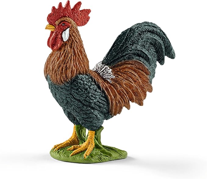 Schleich Farm World - 7 PC Farm Animal Playset with Dog, Cat, Pig, Goat, Rooster, Baby Horse and Cow Toys - Realistic Barnyard Figurines - Fun Educational Figures for Kids and Toddlers Ages 3+