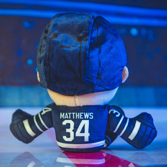 Bleacher Creatures Toronto Maple Leafs Auston Matthews 8" NHL Kuricha Sitting Plush - Soft Chibi Inspired NHL Superstar
