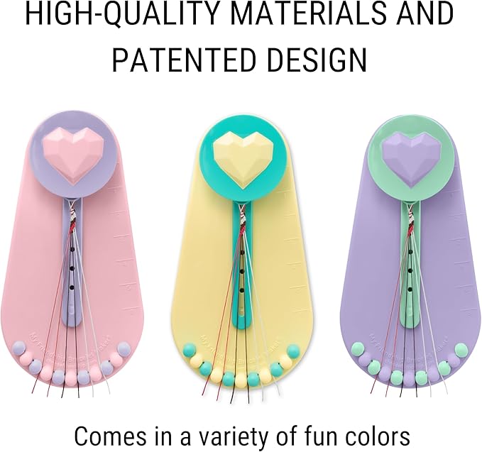 Choose Friendship Bracelet Making Kit – DIY Craft Loom for Kids Ages 8+, New & Improved Design, Includes 20 Threads, Makes 8 Bracelets, Pink “Blush Berry
