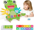 Math Manipulatives Number Counting Blocks-Educational Toys for Kids, Preschool Learning Toys for Toddlers 3-5, Montessori Toys for 3-5 Year Old Boys Girls Birthday Gifts (Large Frog Model)