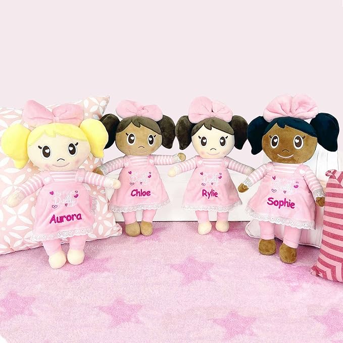DIBSIES Personalized My First Dolly (Brunette Light Skin Tone)