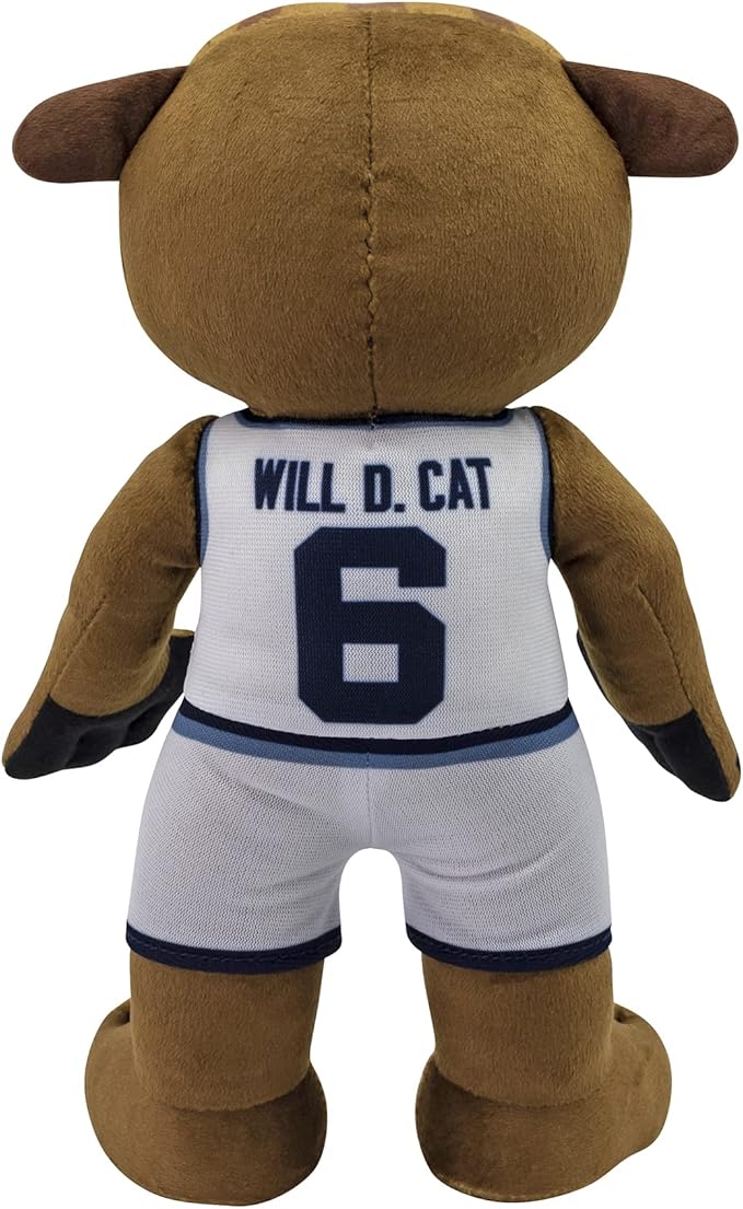 Bleacher Creatures Villanova Wildcats Will D. Cat 10" Mascot Plush Figures - A Mascot for Play or Display