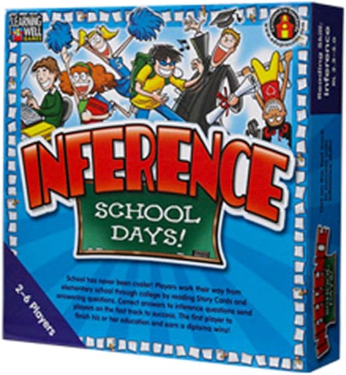 Edupress Inference School Days Game, Blue Level (EP60801)