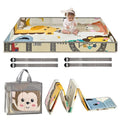 VEVOR Baby Play Mat, 55"" x71 Baby Crawling Mat, Non-Slip One-Piece Foam Baby Playmat, Foldable Portable Reversible Floor Mat with Travel Bag, Waterproof Activity Playmats for Babies, Toddlers, Infan