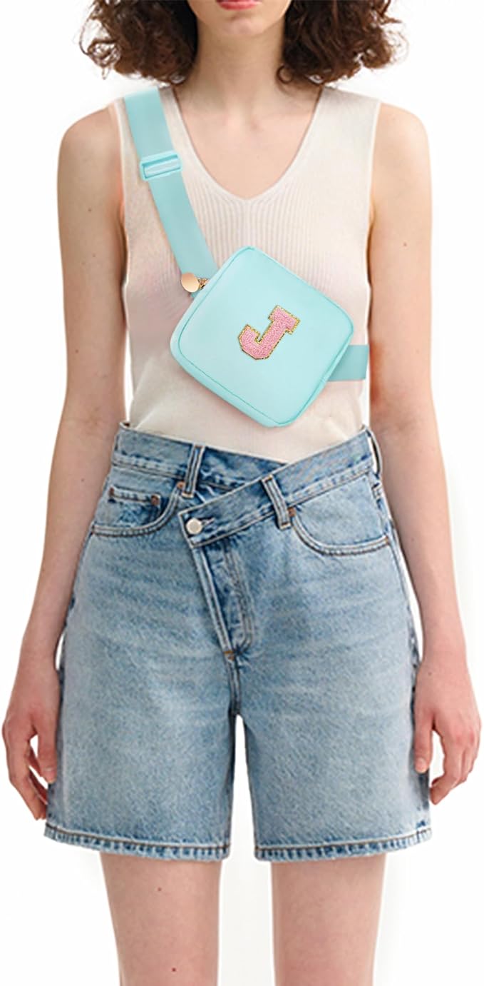 Birthday Gifts for 2 3 4 5 6 7 8 9 10 11 Year Old Girls - Mini Fanny Pack Cute Crossbody Bag Belt Bag Cute Trendy Stuff,Graduation Gifts for Girls Teens Kids Daughter Sister Her - Blue,J