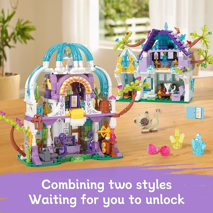 Friends Magic House Building Toy Set Compatible with Lego Friends Creative Fun for Boys and Girls Gift Idea for Kids Age 6-12 and Up 412 PCS