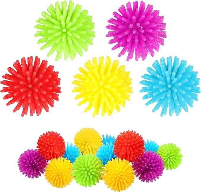 99pcs Fine Motor Skills Counting Sorting Sensory Bin Filler Included 60 Hedge Ball 4 Tweezer 2 Scissor Clip 20Pcs shamrock coins 12 Sorting Cup 1 Storage Bag for Preschool Early Education (Multicolor)