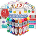 Dauber Dawgs Washable Dot Markers for Toddlers - Bingo Markers for Dot Art w/ PDF Activity Books, Dot Paints Washable for Kids, Bingo Dabbers Dotters & Dobbers, Holiday Gifts Daubers, Dot Painting