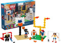 PLUS PLUS Learn to Build Set, Interlocking Mini Building Blocks, 3D Puzzle Construction Stem Toy for Kids - Sports, 380 Pieces