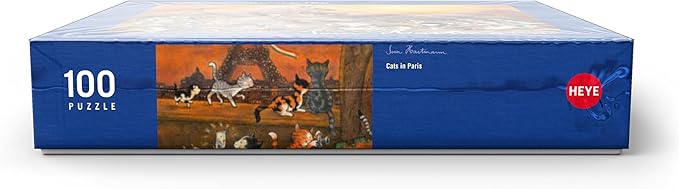 MyPuzzle Cats in Paris - Sven Hartmann - Premium 100 Piece Jigsaw Puzzle for Adults