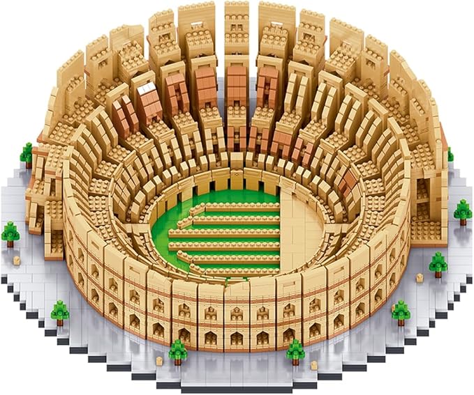 Italy Rome Colosseum Micro Brick Building Set (5594 Pieces) – Landmark Model Educational Toy Gift for Kids and Adults