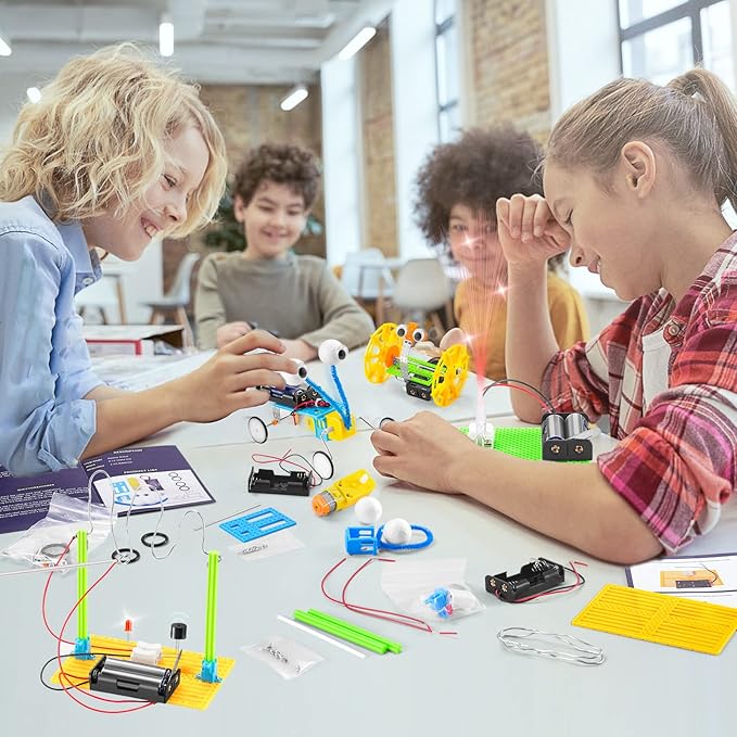 11 Set STEM Science Kit for Kids Ages 6-14 | Engineering & Physics Robot Building Science Experiments | Robotics STEM Toys for 8-12 Year Olds Boys & Girls