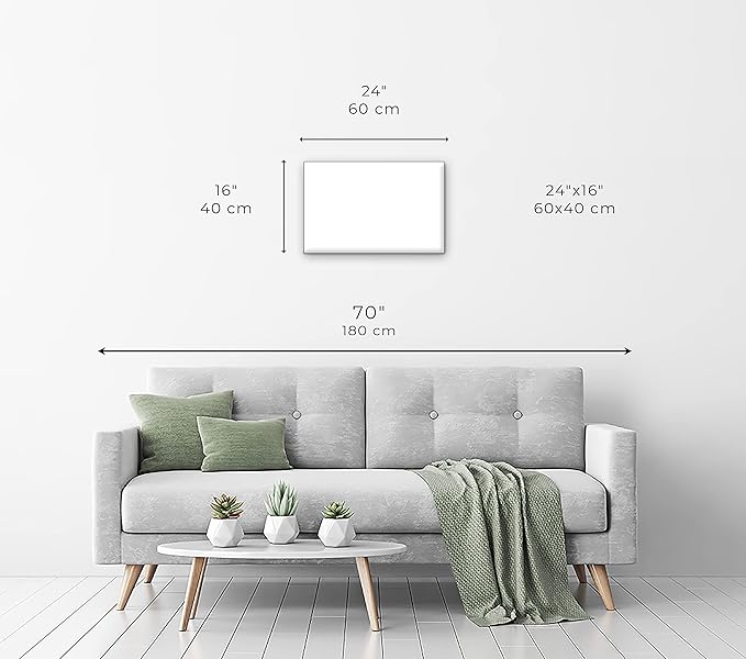 artgeist Textured Canvas Wall Art World Map 24x16 in - 1pcs Painting Canvas Prints Picture Artwork Image Framed Modern Photo Wall Home Travel Stone Effect k-C-10014-b-a