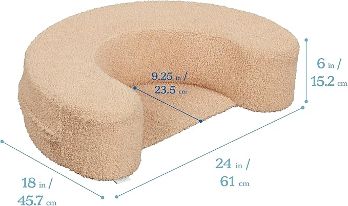ECR4Kids SoftZone Sit-Up Support Ring, Baby Essentials, Sand