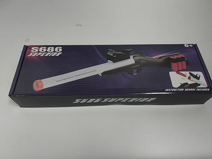 Toy Shotgun Shell Ejecting Toy Gun,Soft Bullets Gun, with 30 Bullets Perfect As a Birthday-Holiday for 6-12 Year Olds