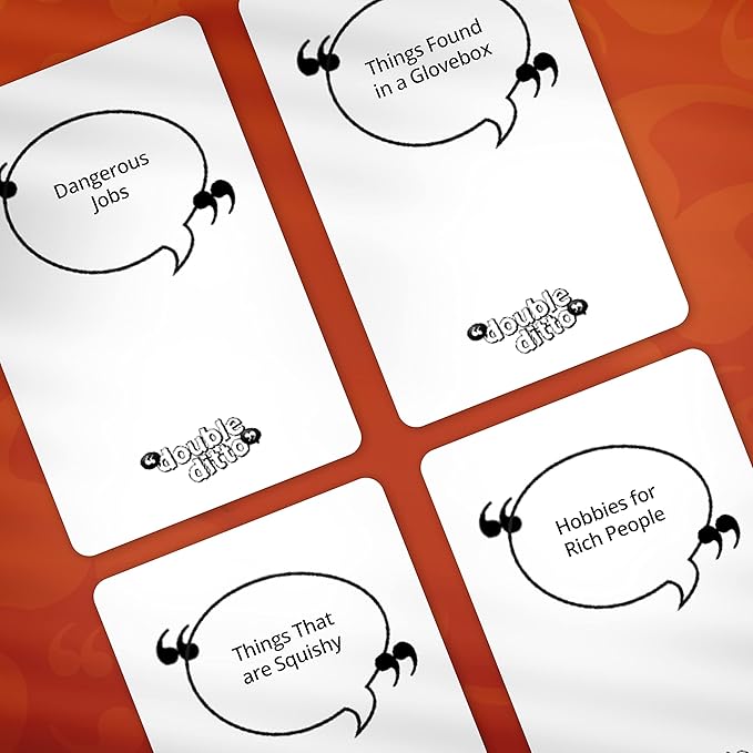 Inspiration Play Double Ditto - a Hilarious Award-Winning Family Party Game for 4-20 Players (Ages 8 and up)
