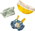 Clothes Set for 17cm Dolls, Hat & Overalls Set for 17cm Accessories Suit, Cute Clothes for Dress up Unique Style