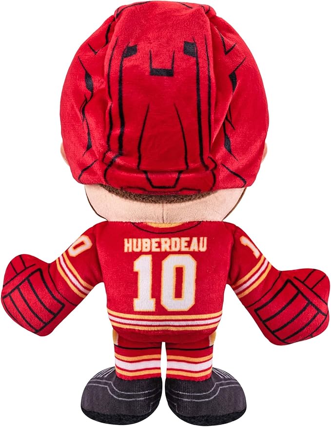 Bleacher Creatures Calgary Flames Jonathan Huberdeau 8" NHL Kuricha Sitting Plush - Soft Chibi Inspired NHL Superstar