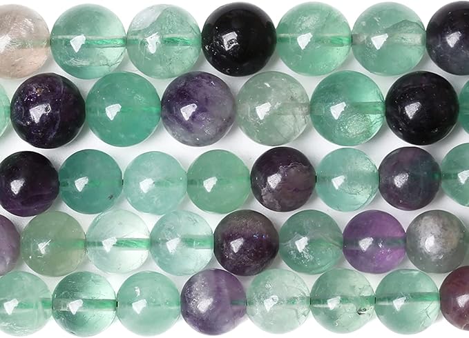6MM 60PCS Natural Stone Green Fluorite Gemstone Beads for Jewelry Making DIY Bracelet 1 Strand