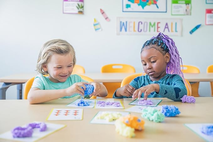 Educational Insights Playfoam Shape & Learn Numbers Set, Flash Card Set, Preschool Kindergarten Classroom Essentials, Ages 3+